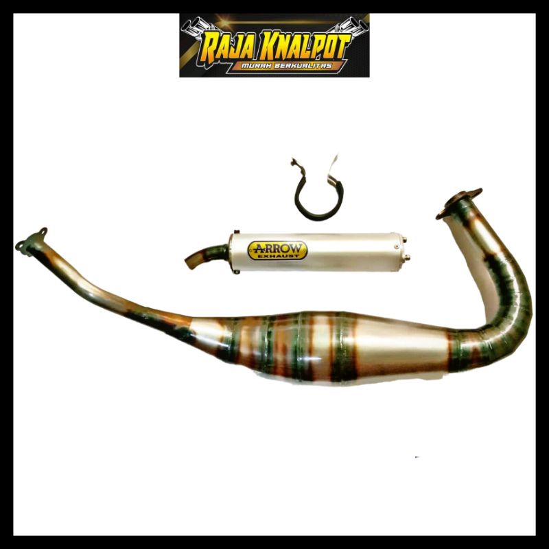 KNALPOT RX KING RX SPESIAL KOLONG REPSOL ARROW PLAT KARAT