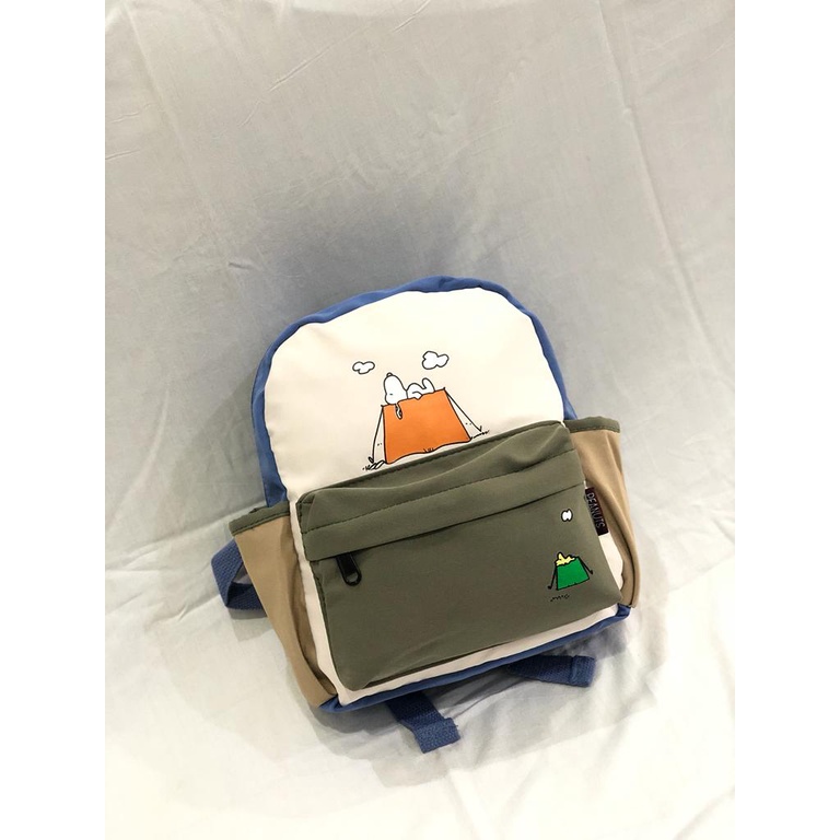 FS RANSEL zara kids backpack SNOOPY PREMIUM #1229