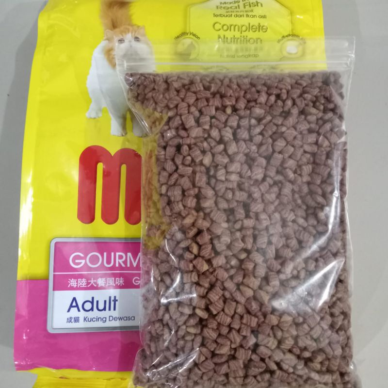 Meo gourmet adults 7kg (ekspedisi) makanan kucing promo meo gourmet