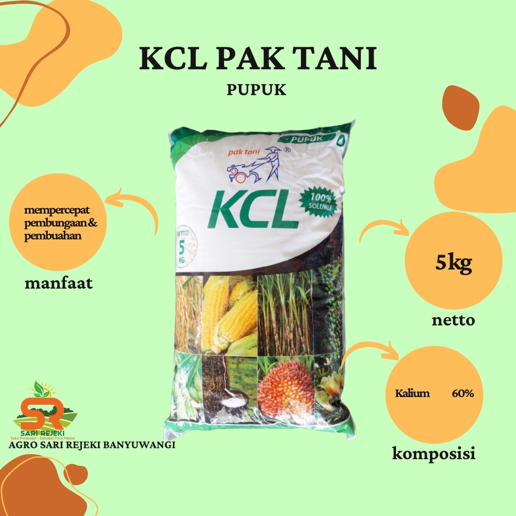 Jual PUPUK KCL SAPROTAN PAK TANI 5KG Shopee Indonesia