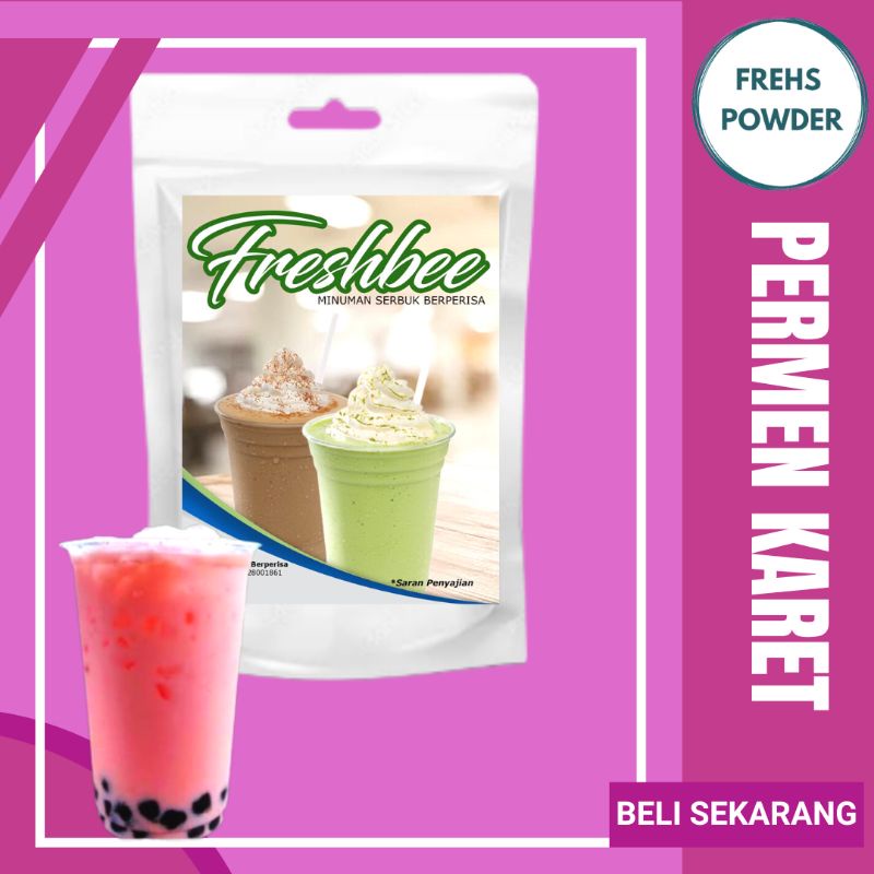 

Bubuk Minuman Es Permen Karet Pink/Serbuk Minuman Es permen karet pink 1kg