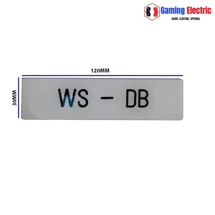 

Name Plate Panel W120mm x H30mm / Name Plate Acrylic