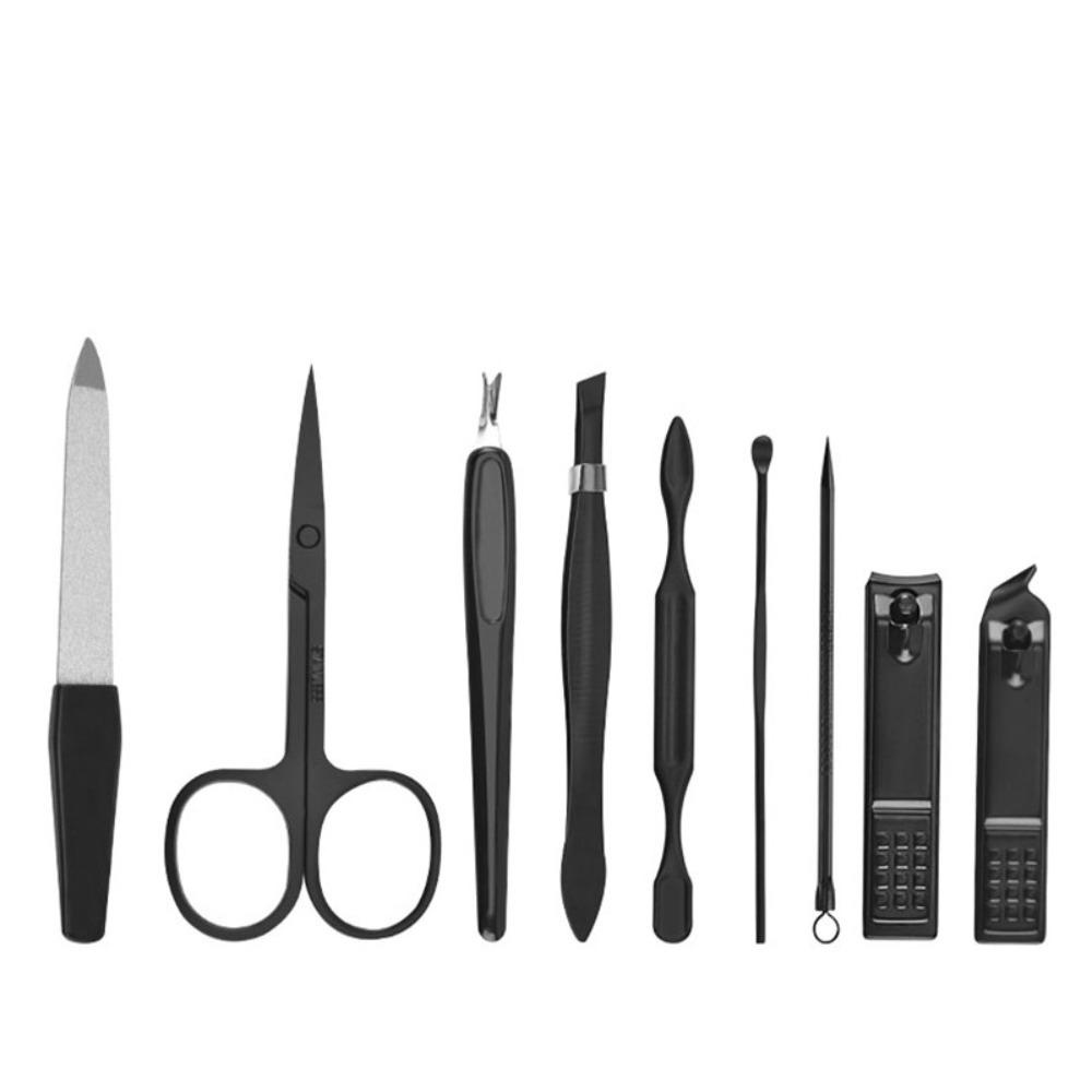 Preva 9pcs/Set Manicure Pedicure New Nail Art Tools Set Manicure Set Pemotong File