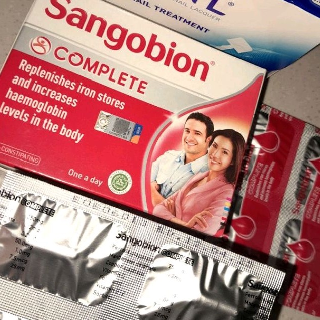 Jual Sangobion Complete Per Strip Isi 4 Malaysia | Shopee Indonesia