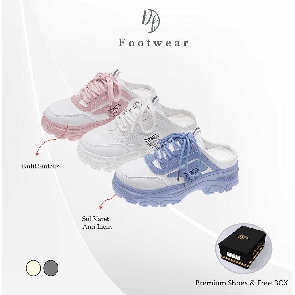 [DF FOOTWEAR] Sepatu Wanita Sneakers Wanita Import Premium Quality DF 617