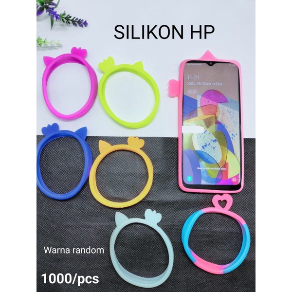 SILIKON HP/ PELINDUNG HP HARGA/PCS WARNA RANDOM