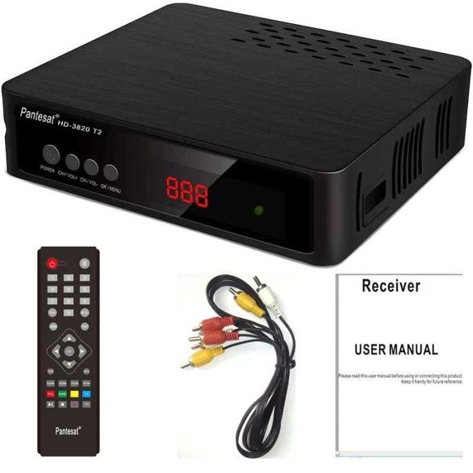 STB Digital / Digital TV Tuner Set Top Box WiFi Receiver HD-38 20 DVB-T2 - Non COD