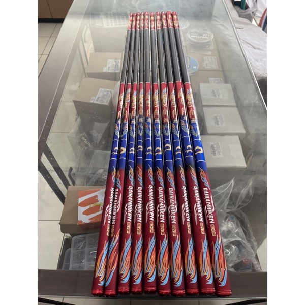 Joran tegek Daihan HIKEN 7H ruas 80cm lengkap ukuran 270-540