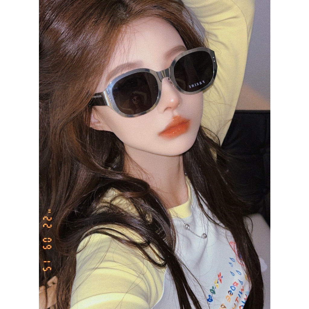 Red Warna kontras manis dan murni bernafsu musim gugur lengan panjang atasan wanita versi Korea dari kemeja bottoming t-shirt ramping dan tipis dengan ins