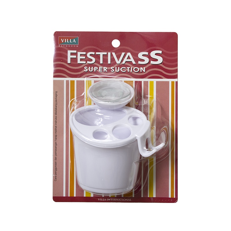 Ktmstore Premium Toothbrush Holder Rak Sikat Gigi Villa FestivaSS Super Suction