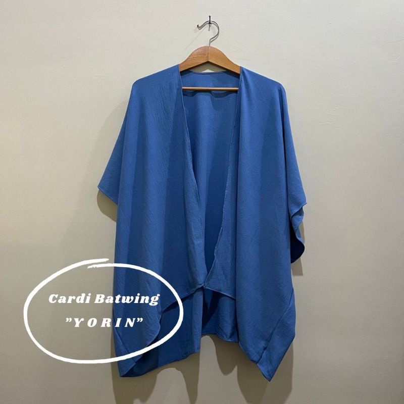 Yorin Outer Batwing Crinkle Airflow Tanpa Lengan