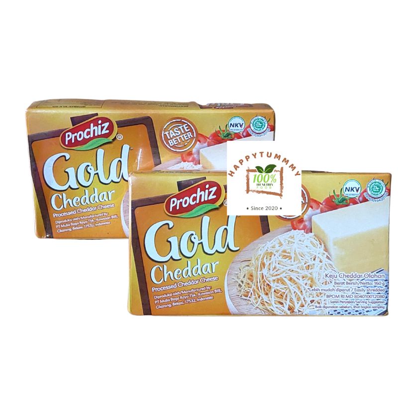 HPT - Prochiz GOLD Cheddar 160gr Keju Parut/ Cheddar Chesse Murah Meriah