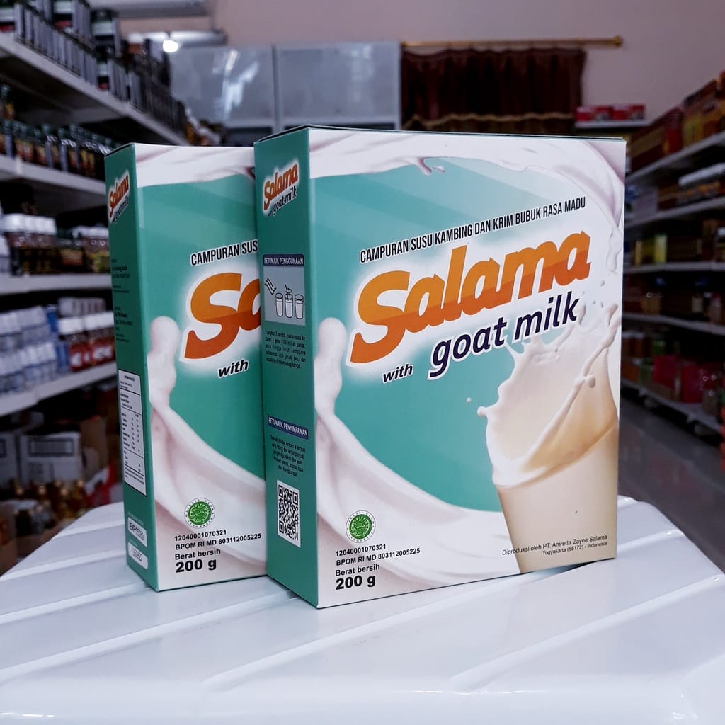 

Susu Kambing bubuk Ge Milk 200gr kemasan baru salama salama