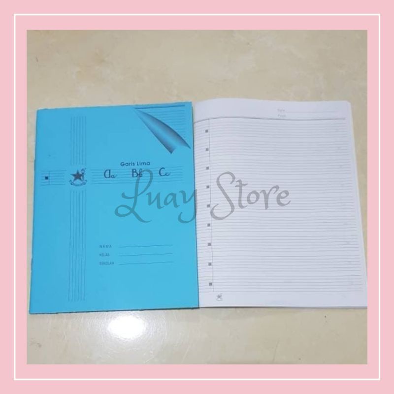 

Buku Garis Lima 5 Untuk TK SD Bahan Halus dan Tebal