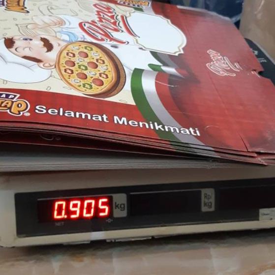 

ず Kardus pizza ukuran 25cm x 25cm x 5cm ㄺ