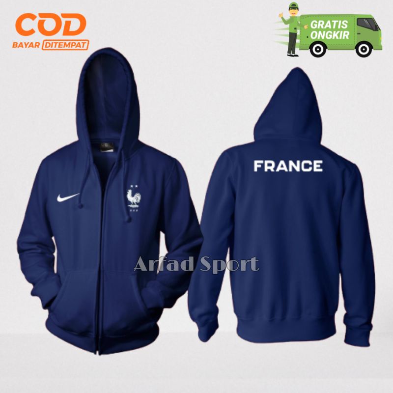JAKET HOODIE SWEATER PRANCIS FRANCE PIALA DUNIA 2022