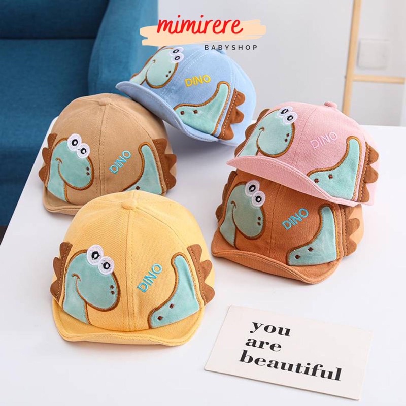 Topi Bayi Anak Dino Import 3D Spike