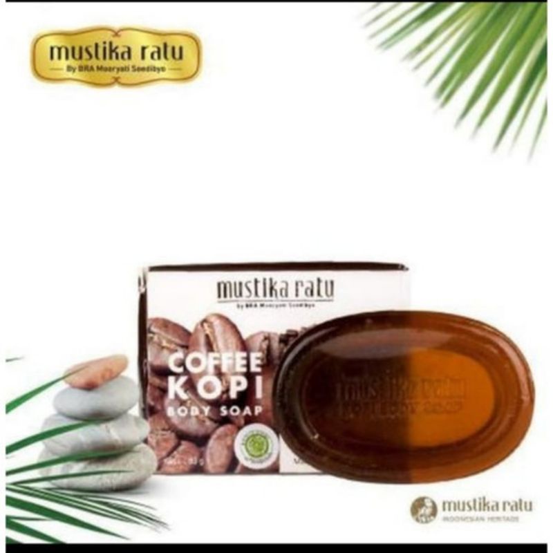 Mustika Ratu Body Soap Coffe 85gr Sabun Mandi kopi batang