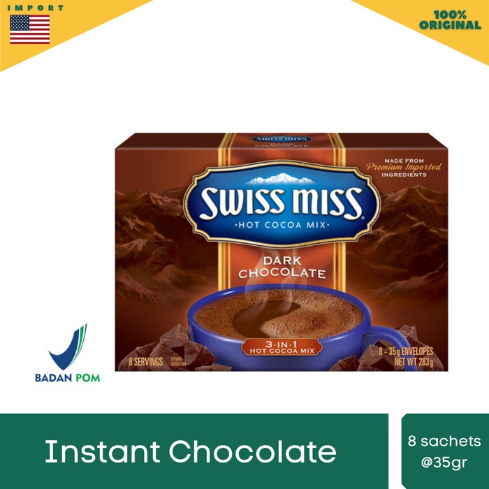 

NEW Swiss Miss Dark Chocolate - 8 sachets