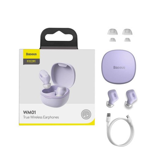 BASEUS TWS Encok True Wireless Earphones WM01 / WM01 Plus Resmi