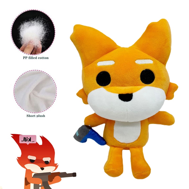 Charming Super Animal Royale Fox Mainan Mewah Kualitas Boneka Boneka Boneka Anak Xmas Hadiah Decor