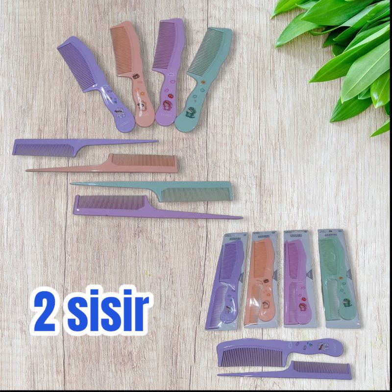 Sisir 2 Set Karakter Lucu Imut