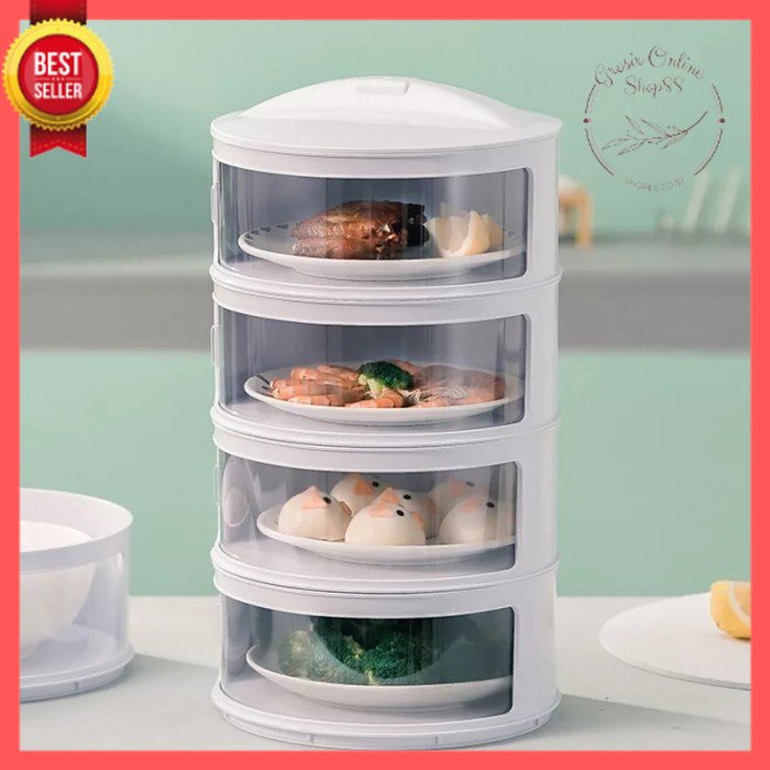 GOS-Z101- Food Storage 4 Layer / Rak Tempat Penyimpanan Makanan / Tudung Saji 4 Susun