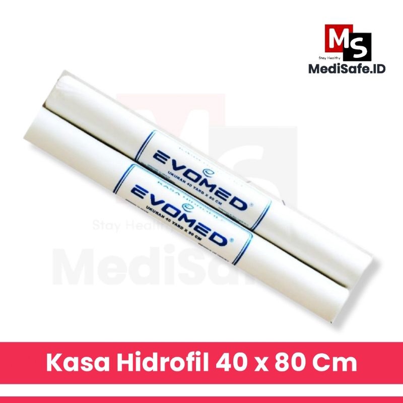 Kasa Hidrofil 40 x 80 Evomed Kasa Roll Gulung *SUPER QUALITY*