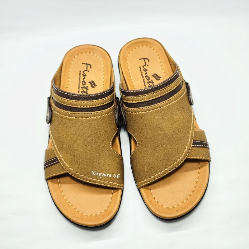 sandal pria Finotti bpz 08 sandal kulit sandal selop slide