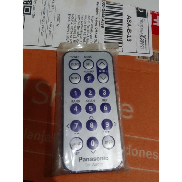 remote car audio panasonic