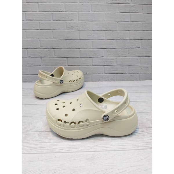 CROCS CLASSIC BAYA CLOG WEDGES WOMEN SANDAL 6cm