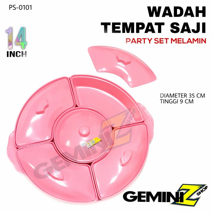 Food Party Set Melamin Ps 0101 Wadah Saji Tempat Prasmanan