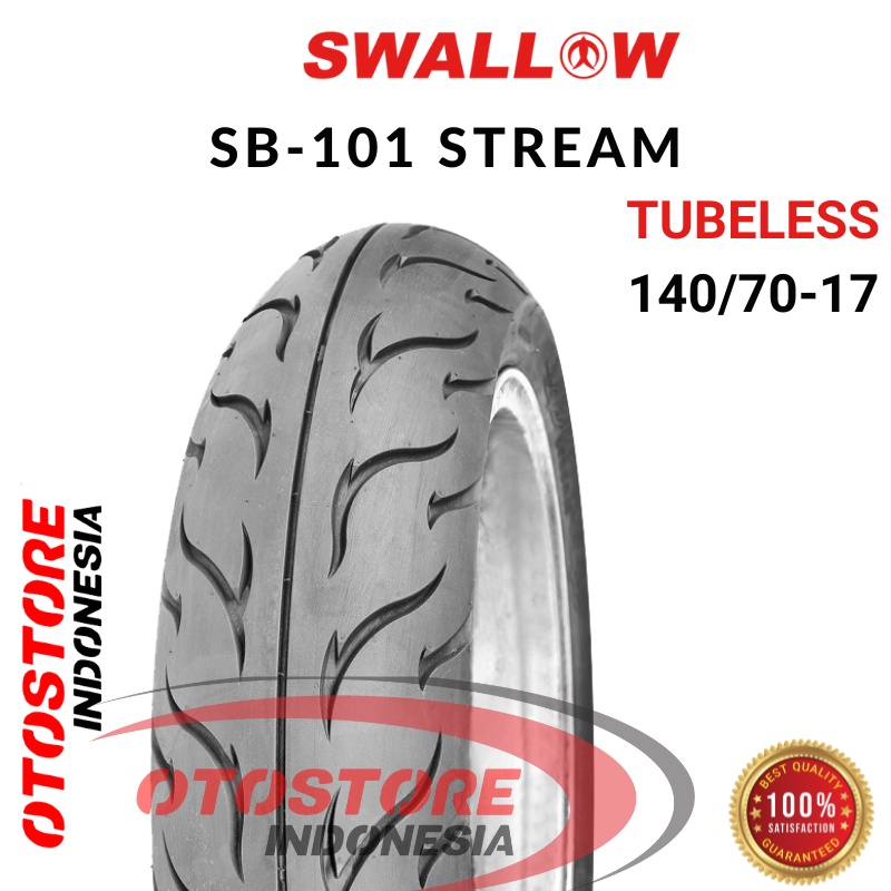 Ban Luar Motor Swallow SB-101 STREAM 140/70-17 RING 17 Tubeless  ban motor BAN MOTOR SUPRA JUPITER M