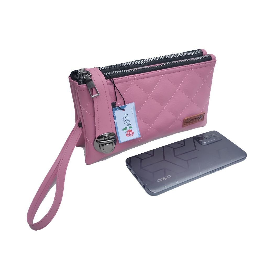 Dompet Wanita Dompet Dompet Dua Sleting Panjang Dompet Cewe Dompet Murah Dompet Hp Dompet Uang Dompet Koin Dompet Kartu