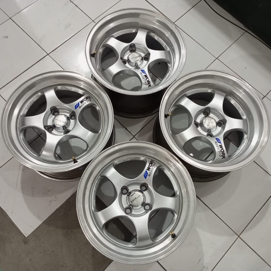 Velg Mobil Racing Ring 15 Baut 4 WORK MEISTER R15X7-8,5 4X100