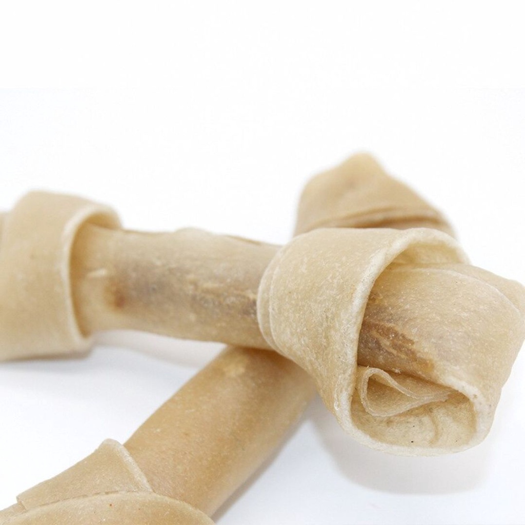 Snack Dog Knotted Bone Per Pcs Cemilan Anjing Tulang Ikat 4-4,5 inch FEFARM