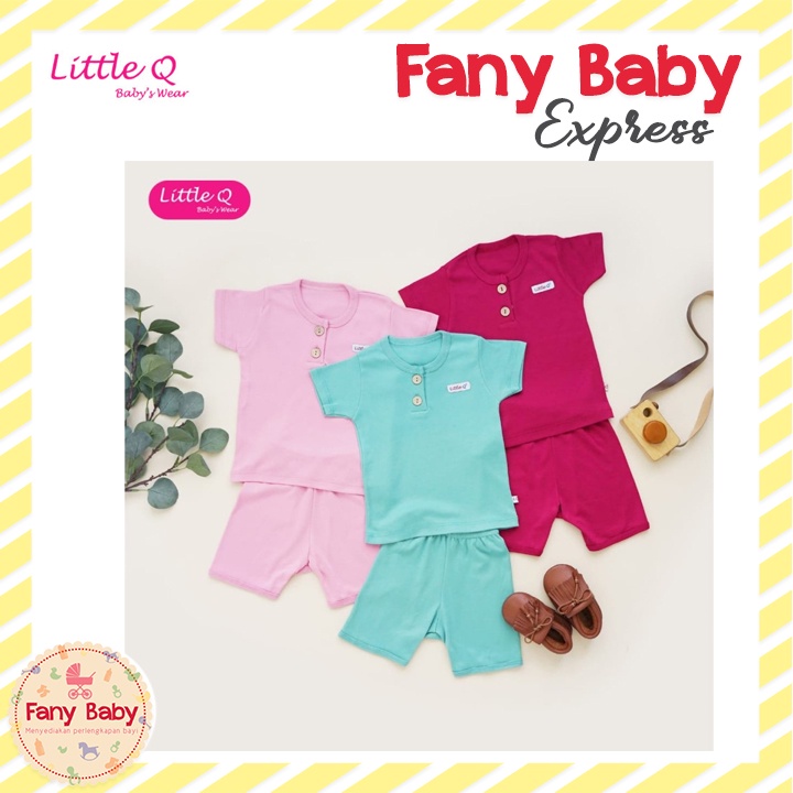 LITTLE QUEEN SETELAN KAOS OBLONG PENDEK &amp; CELANA / RANDOM