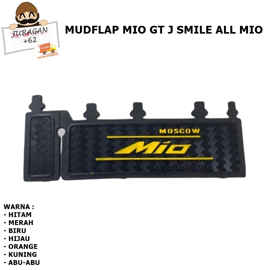 MUDFLAP MIO Z J GT SOUL M3 125 MUDLAP PENAHAN LUMPUR KARET PELINDUNG DINAMO SPAKBOR KOLONG