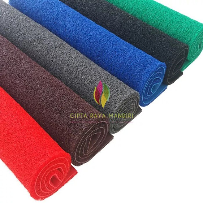 Karpet Lantai Mie / Karpet Mobil Motor Mie Meteran Motif 1 Warna
