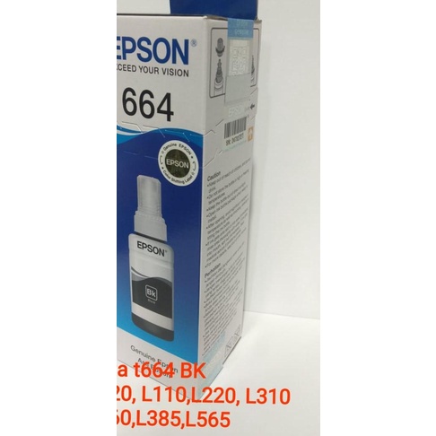 Tinta Epson original 6641 Black- L110,120,L220