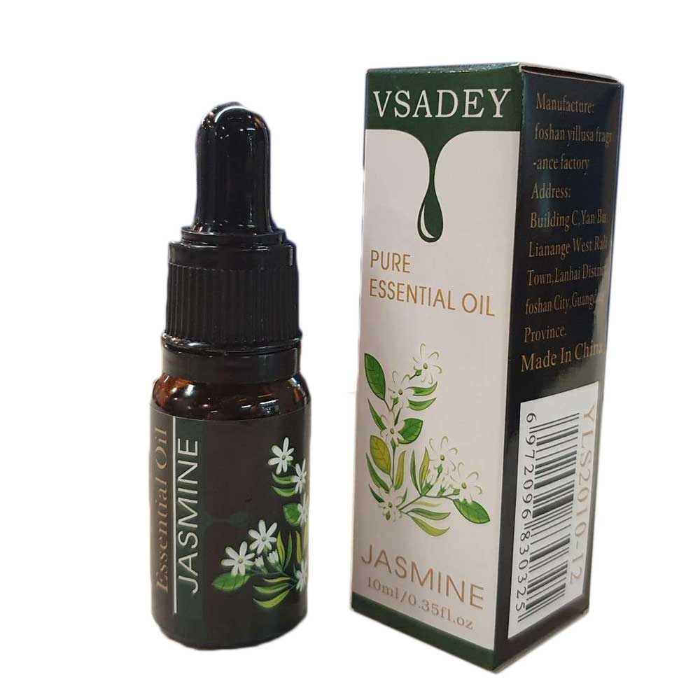 VSADEY Pure Essential Oils Minyak Aromatherapy Diffusers Jasmine 10ml - EOL11 - No Color