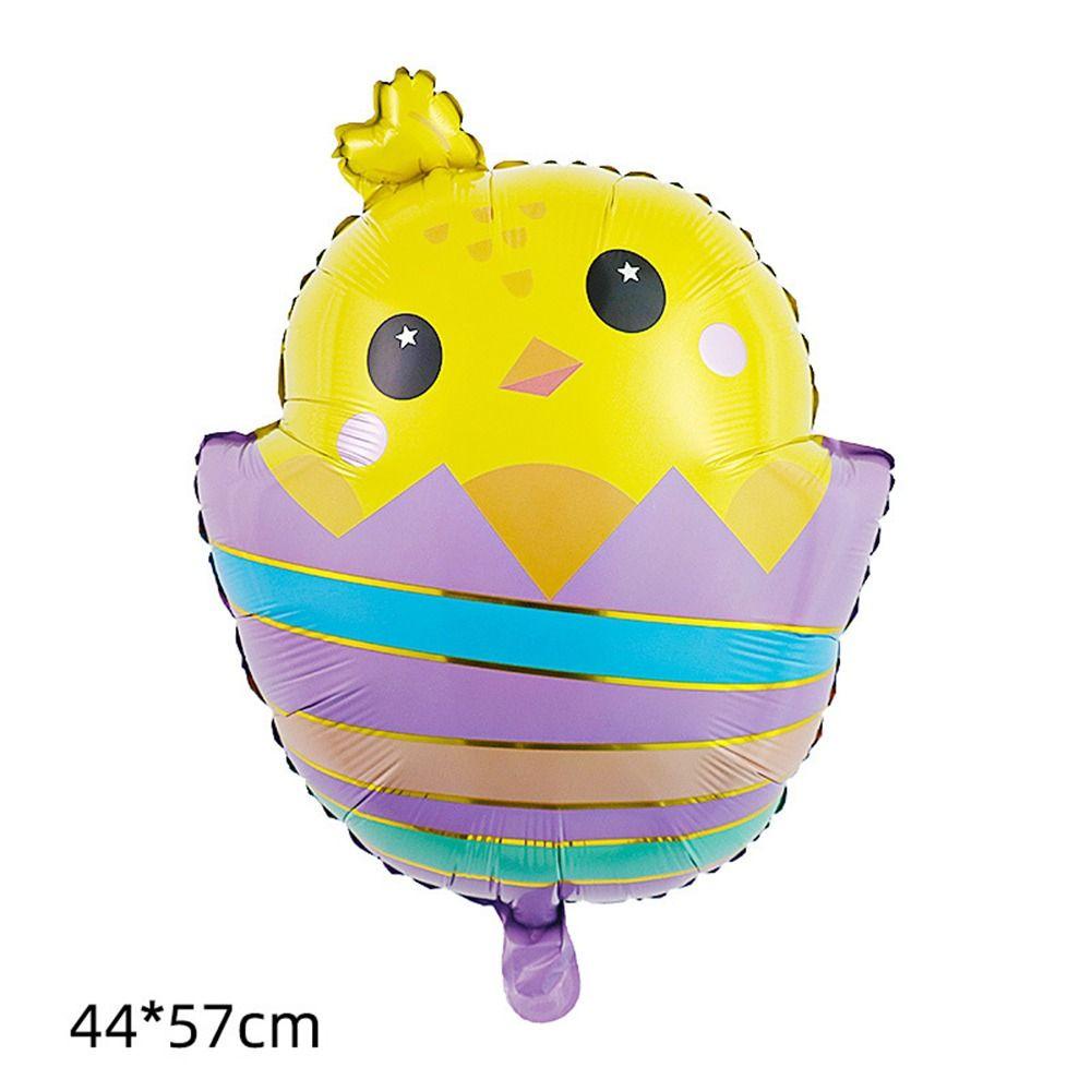 Solighter 5/10PCS Easter Foil Balon Baru Pernikahan Jungle Bunny Helium Ballon