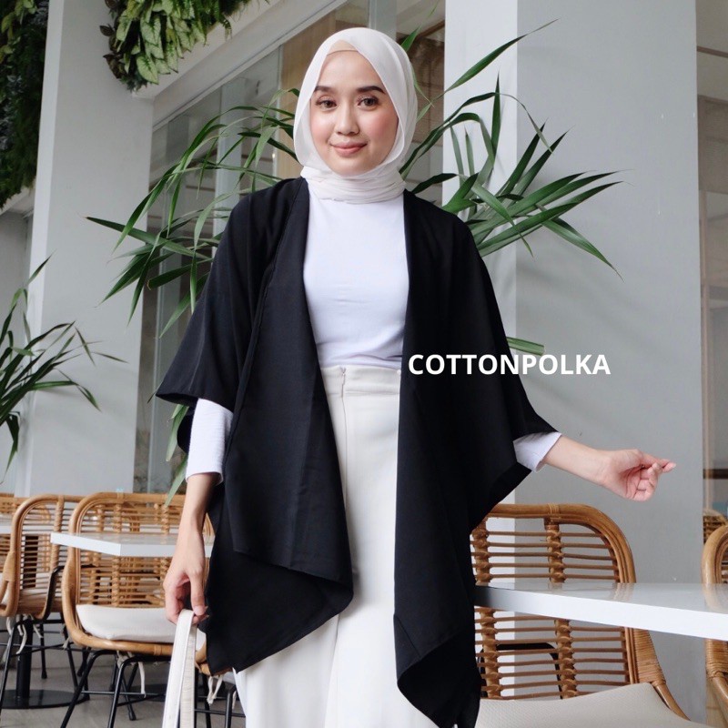 Yorin Outer Batwing Allsize / Atasan Wanita Crinkle Airflow Premium HQ Jumbo OOTD Hangout Remaja Dewasa Terbaru Fashion Korea Ala Ala Seleb