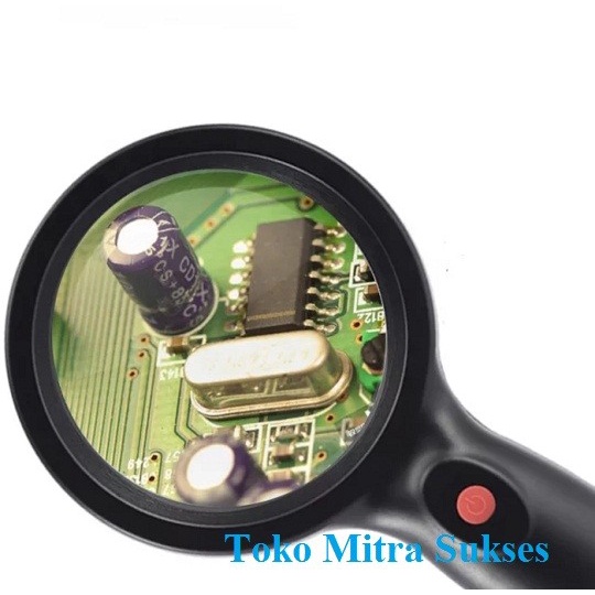 

Kaca Pembesar 10X Lampu Led 18 Magnifying Glass [Populer]