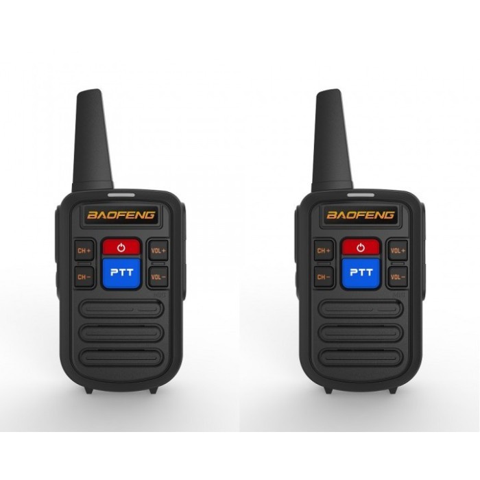 Baofeng Bf-C50 Ht Uhf Ori Baru Garansi Mini Sepasang C-50 Bfc50 Radio