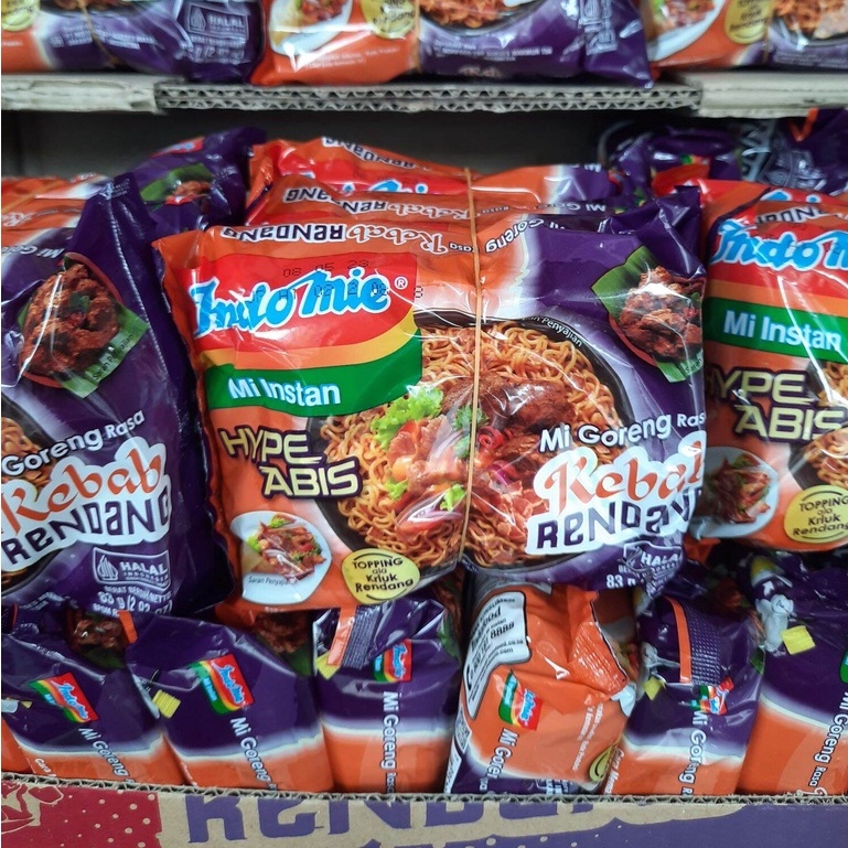 

INDOMIE Hype Abis Mi Goreng Kebab Rendang Pack 83gr