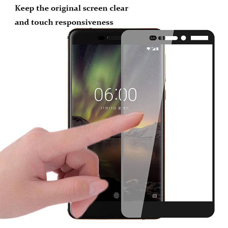 Pelindung Layar Tempered Glass 9H Untuk Nokia 2 5 3 7 6 5.1 3.1 6.1 Plus 2018