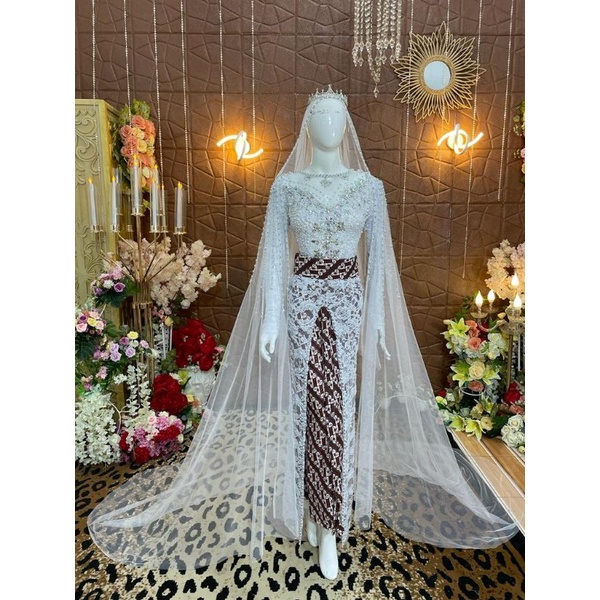 KEBAYA AKAD TUNIK PREMIUN /KEBAYA  MODEREN||KEBAYA AKAD SEMATA KAKIKEBAYA AKAD NIKAH | KEBAYA AKAD BARU