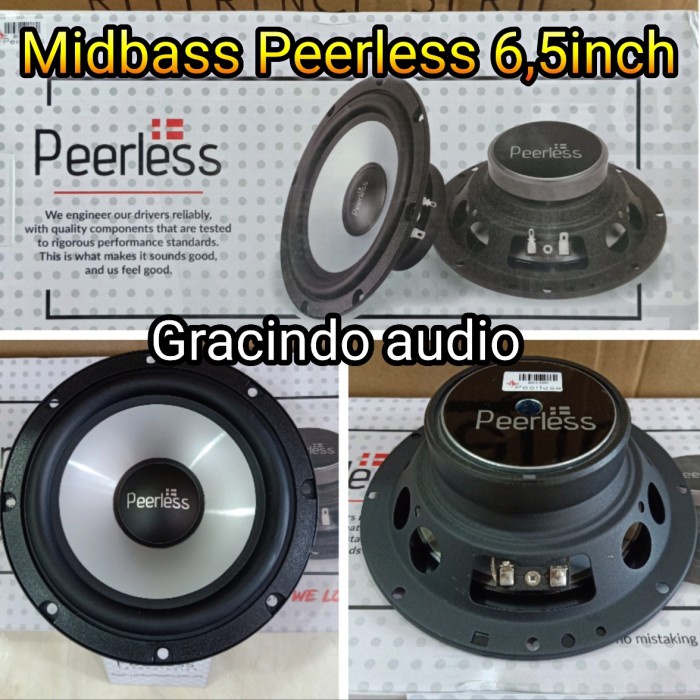 Speaker Speaker Midbass Peerless 6.5Inch High Performance By Cello