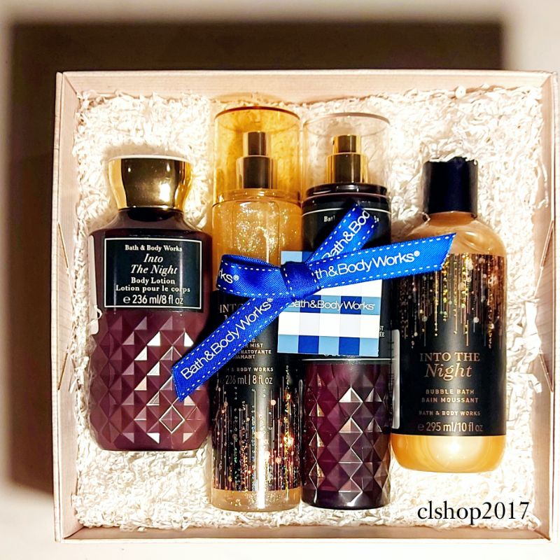 BBW INTO THE NIGHT GIFT SET BATH &amp; BODY WORKS